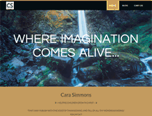 Tablet Screenshot of carasimmons.com